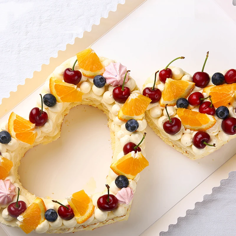 Форма для торта в форме сердца 3 шт. инструменты украшения тортов кондитерский