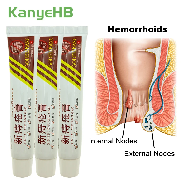 

3 шт., китайский крем от геморроя