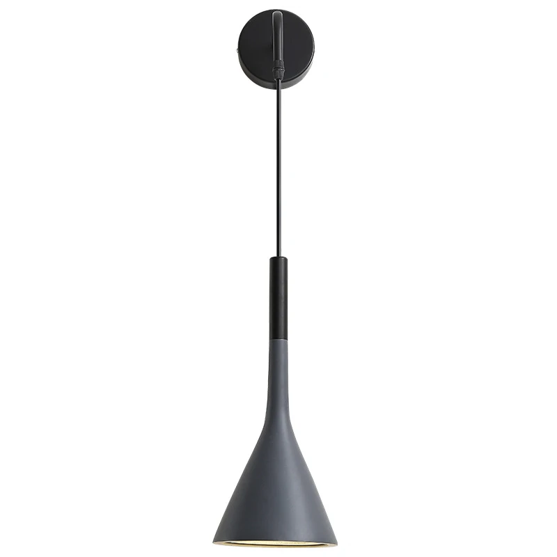 

Modern Minimalist Decor E27 Wall Lamp Bedroom Bedside Stairs Restaurant Living Room Loft Home Decoration Interior Lighting