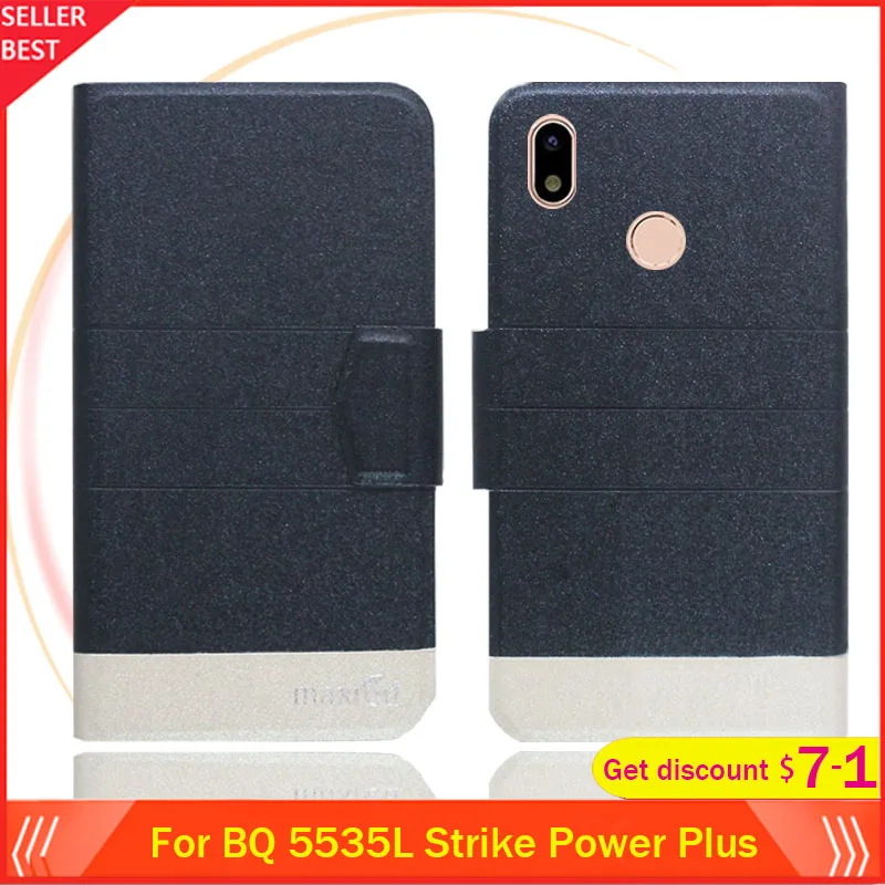 5 цветов Лидер продаж! Чехол BQ 5535L Strike Power Plus ультратонкий кожаный эксклюзивный