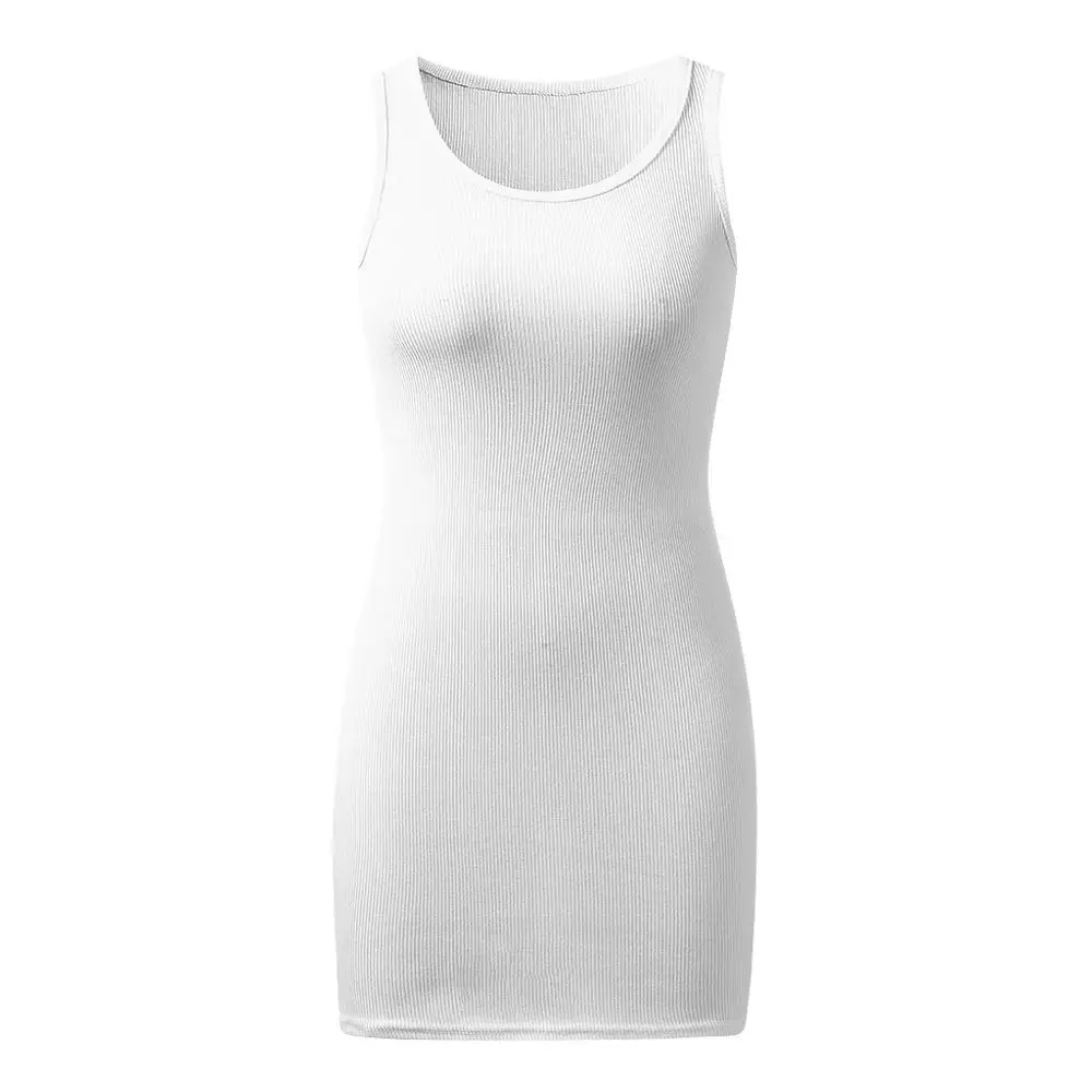 Летние женские сексуальные бедра однотонные тканевое платье с О образным