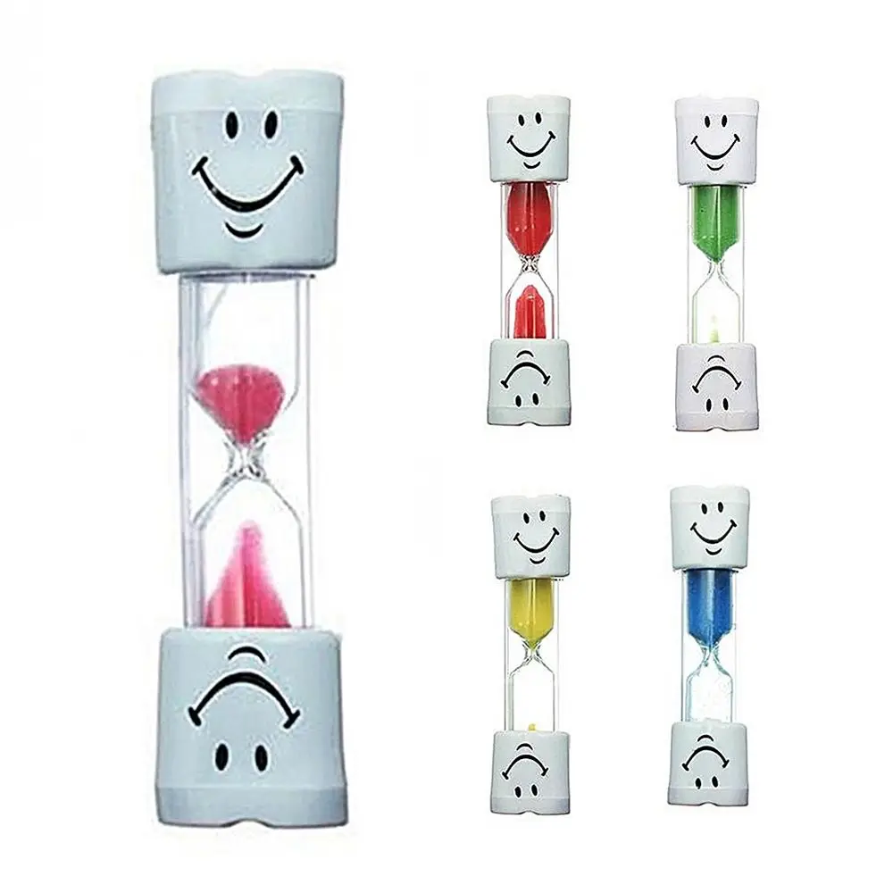 

1pcs New Sand Clock Children Brush Teeth 3-Minute Smile Face Hourglass Timer