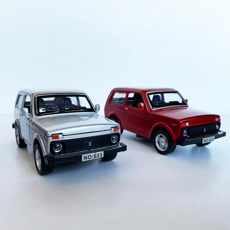 Модель автомобиля Lada игрушечный джип из металлического сплава модель литая
