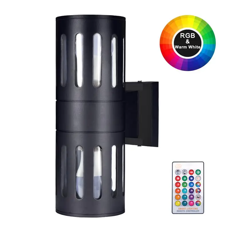 Светодиодная лента RGB с двойной головкой садовый светильник на открытом воздухе