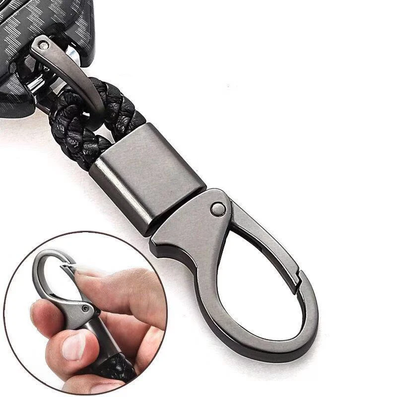 1 шт. модный автомобильный брелок для ключей ручная плетеная подковообразная