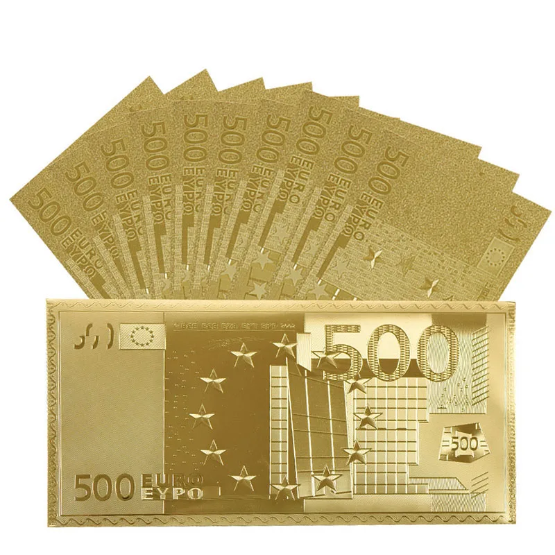 Дропшиппинг 2018 WR Золотой альбом для банкнот в ОАЭ 500 конверт США 100 рамка