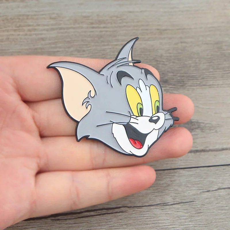 

K674 Cat and Mouse Cartoon Anime Metal Enamel Pins and Brooches for Lapel Pin Backpack Bags Badge Collection Gifts