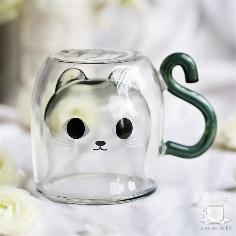 Кофейные кружки с двойными стенками креативные для кофе молока чашки чая крышкой