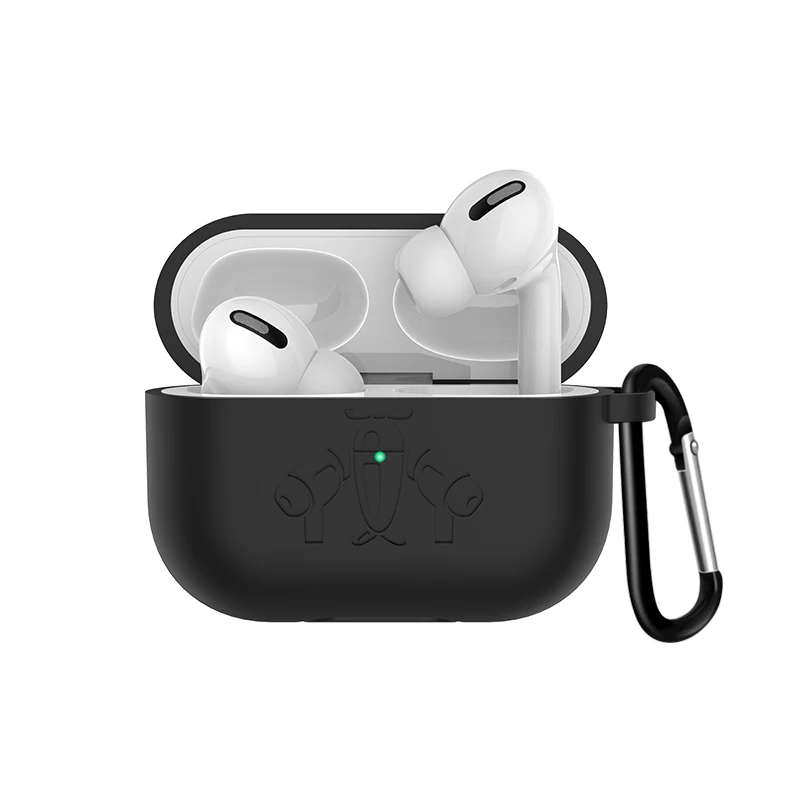 Для Apple Airpods Pro Чехол Air Pods Pro Чехол Funda беспроводные наушники защитный чехол для Air Pods Pro Earpods чехол - Цвет: black stlye 3