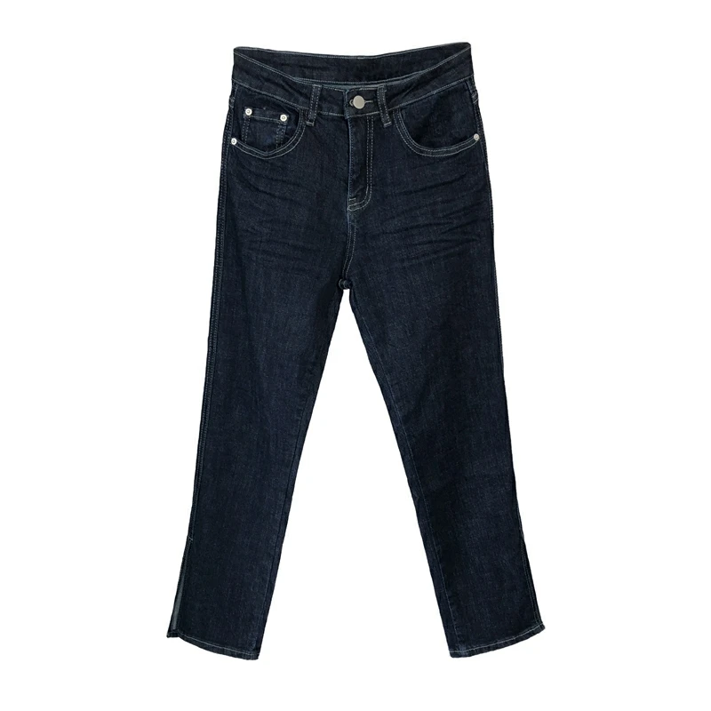 

Soft High Waist Women'S Trousers Denim Loose Streetwear Jean Vintage Full Girls Jeans Woman Pants Straight Femme Pantalon Mujer