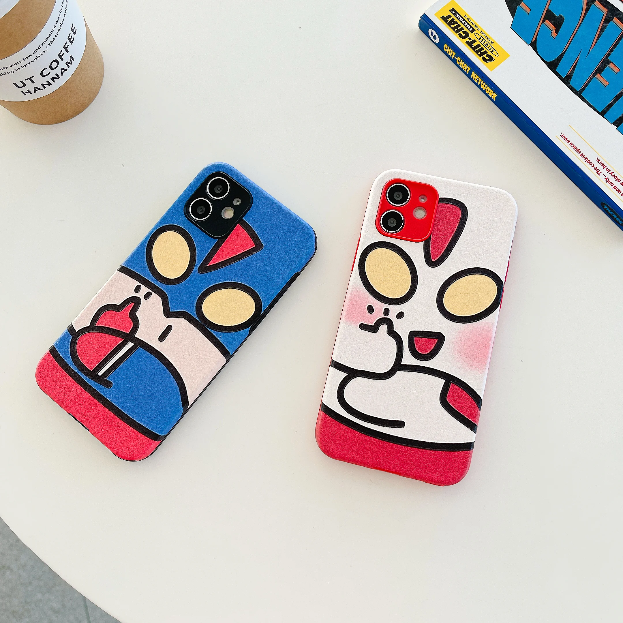 

Mi Shell-Anime Superman-Lambskin Suitable for iphone 12 pro mobile phone case 11 7 8 plus X XS Max Xr mini case