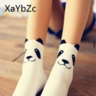 Горячая Распродажа, 1 пара, Симпатичные унисекс, для мужчин и женщин, с 3D рисунком, милая мультяшная ткань, хлопок, высота до щиколотки