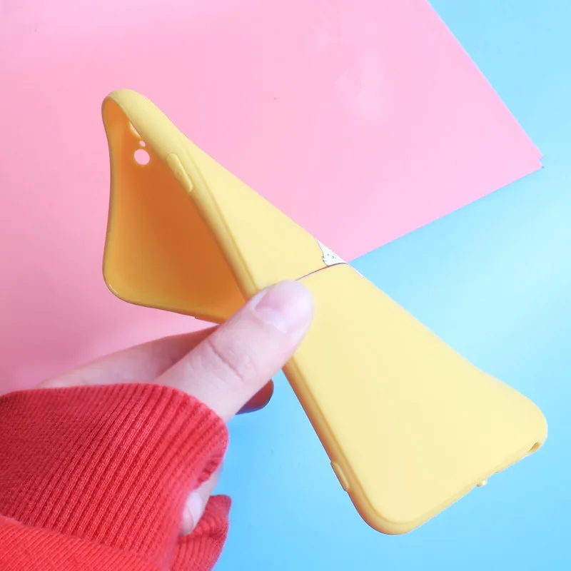 Мягкий силиконовый чехол для iPhone 6 6S Plus 7 8 XR XS X 10 5 фотоблесток милый мультяшный