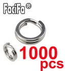 1000 шт., разделенное кольцо из нержавеющей стали диаметром от 2 мм до 12 мм, сверхмощное рыболовное двойное кольцо, соединитель, рыболовные аксессуары