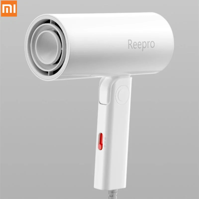 Оригинальный профессиональный фен Xiaomi Youpin Reepro 1300 Вт быстросохнущая складная