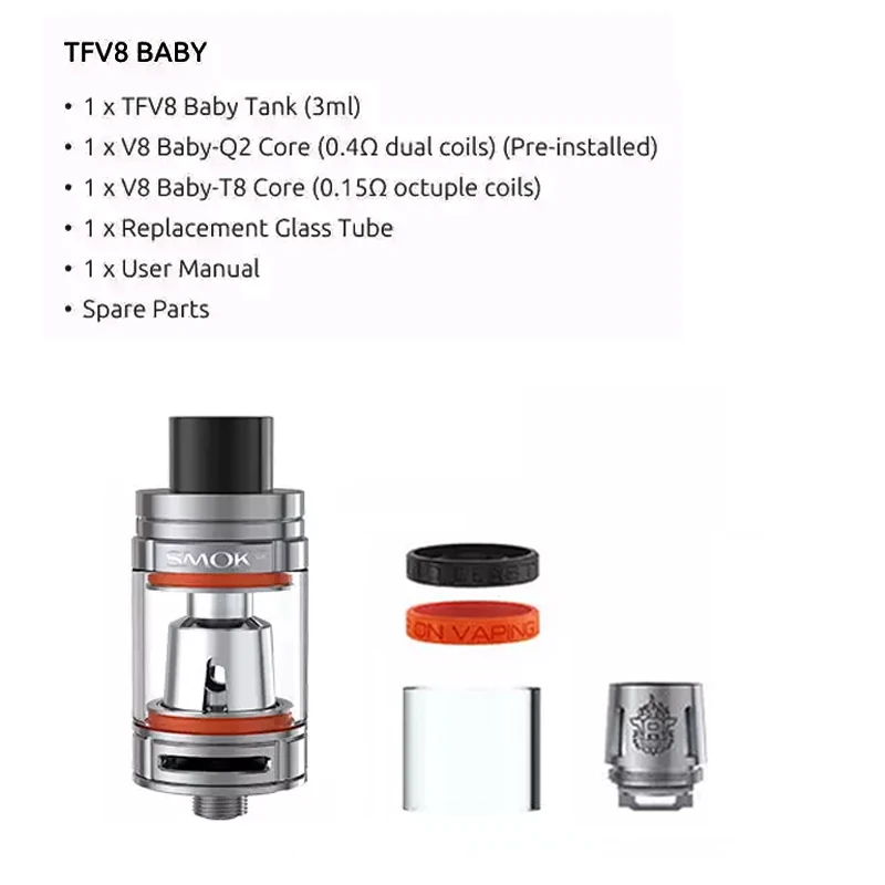 SMOK H-PRIV 50 Вт TC VW Vape мод OLED экран TFV8 детский бак M2 Q2 катушка 510 атомайзер Vape комплект электронная сигарета мод Va