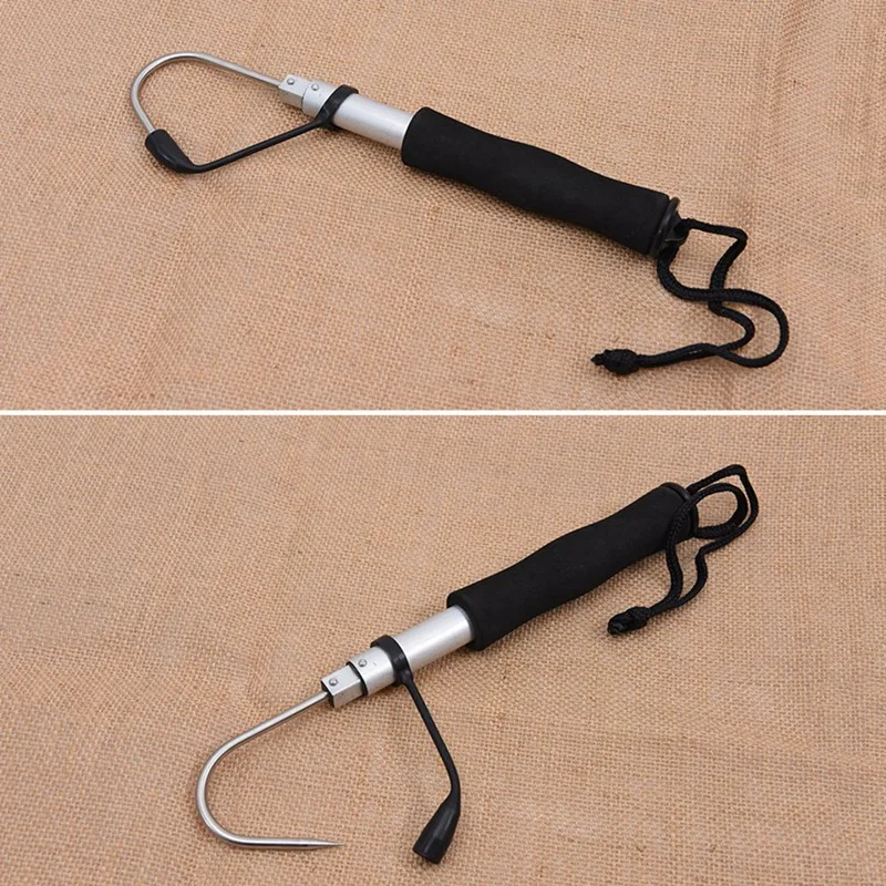 

Retractable Stainless Steel Telescopic Sea Fishing Spear Hook Tackle Suitable for All Kinds of Heavyweight Fish Active