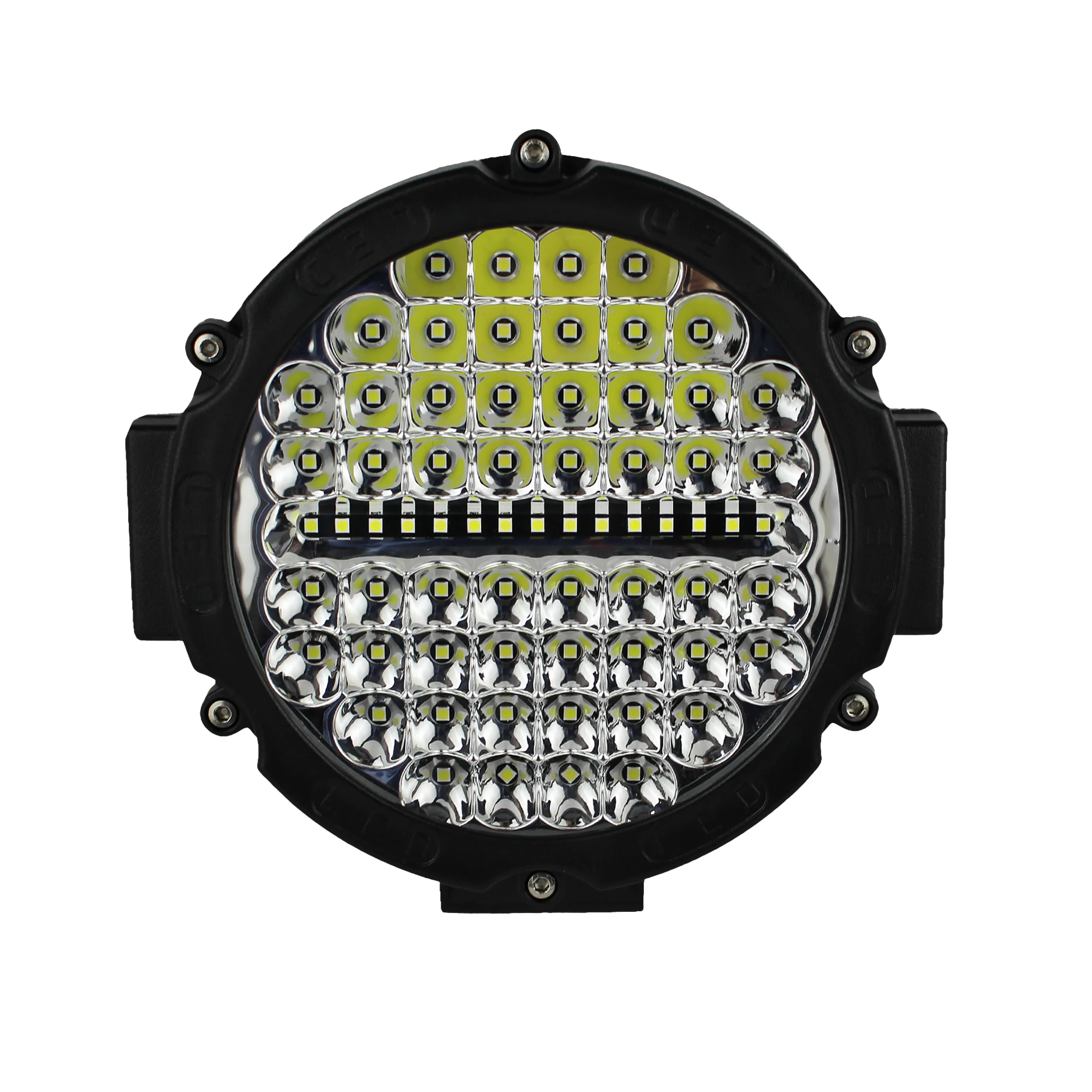 Скидка 2 шт. из 17850LM Черный 210W светодиодный рабочий светильник 12V 24V 4x4 круглый