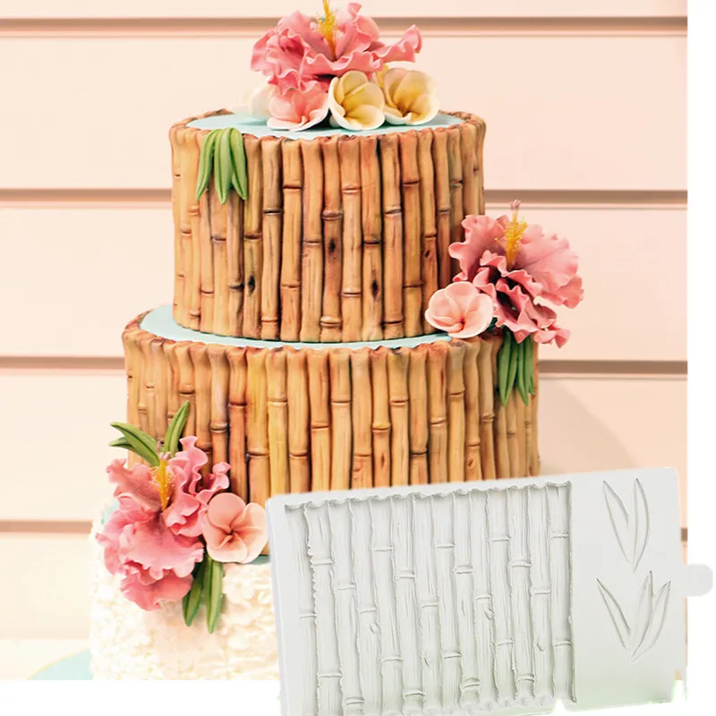

1pc Bamboo cake mold fondant mold silicone mould cake decorating tools DIY cake baking Tools FTM1437