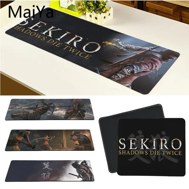 

Высококачественный коврик для мыши Maiya SEKIRO, большой компьютерный коврик для мыши с двойной игрой, бесплатная доставка, большой коврик для мы...