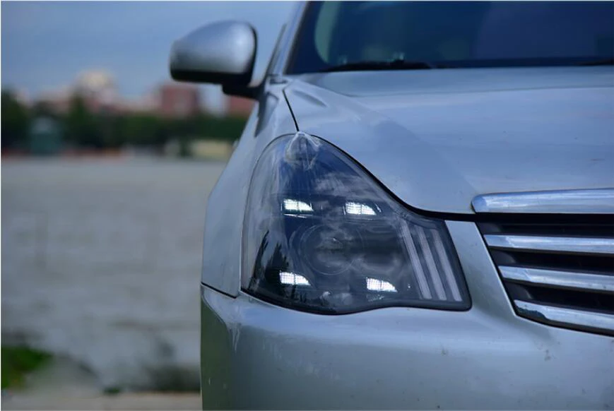 2006~ 2019y автомобиль bupmer головной свет для Nissan Sylphy фара Bluebird sentra автомобильные аксессуары все в светодиодный противотуманный фонарь для Sylphy фары