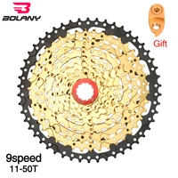 bolany mtb 9 speed steel cassette 9 speed 11 50t mountain bike freewheel bicycle parts sprockets