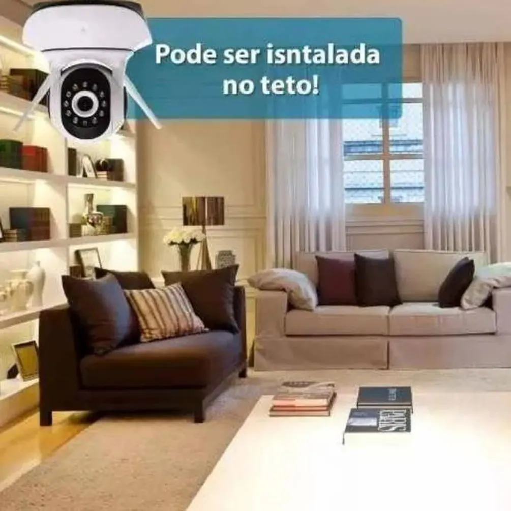 

Wireless Wifi Camera 360 Degree Rotation 720p HD Night Vision Voice Chat Mobile Phone Remote Monitor Outdoor Indoor Home Monitor