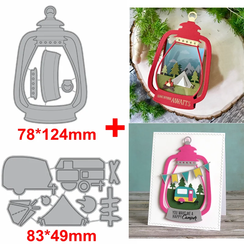 Лагерная и масляная лампа металлические Вырубные штампы лагерная вырезанные для