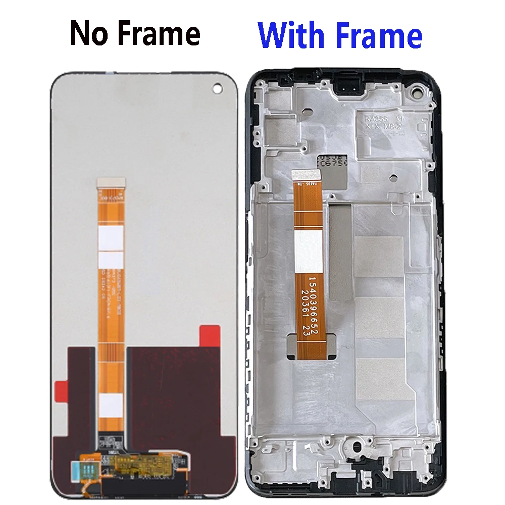 original 6 5 for realme q2 5g rmx2117 display lcd touch screen digitizer assembly replace free global shipping