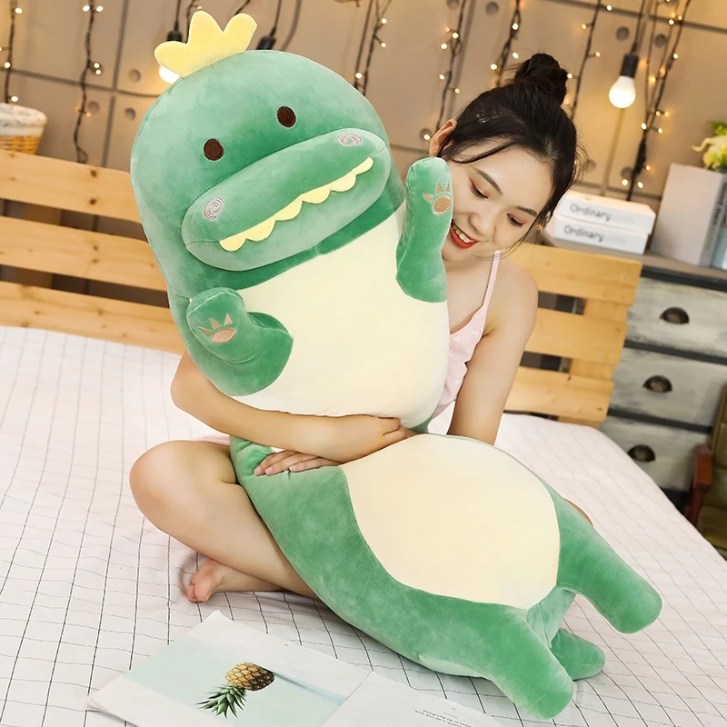 

1pc 70-120CM Cartoon Animal Dinosaur Unicorn Cat Plush Toys Stuffed Soft Long Sleeping Pillow Dolls Children Birthday Gift