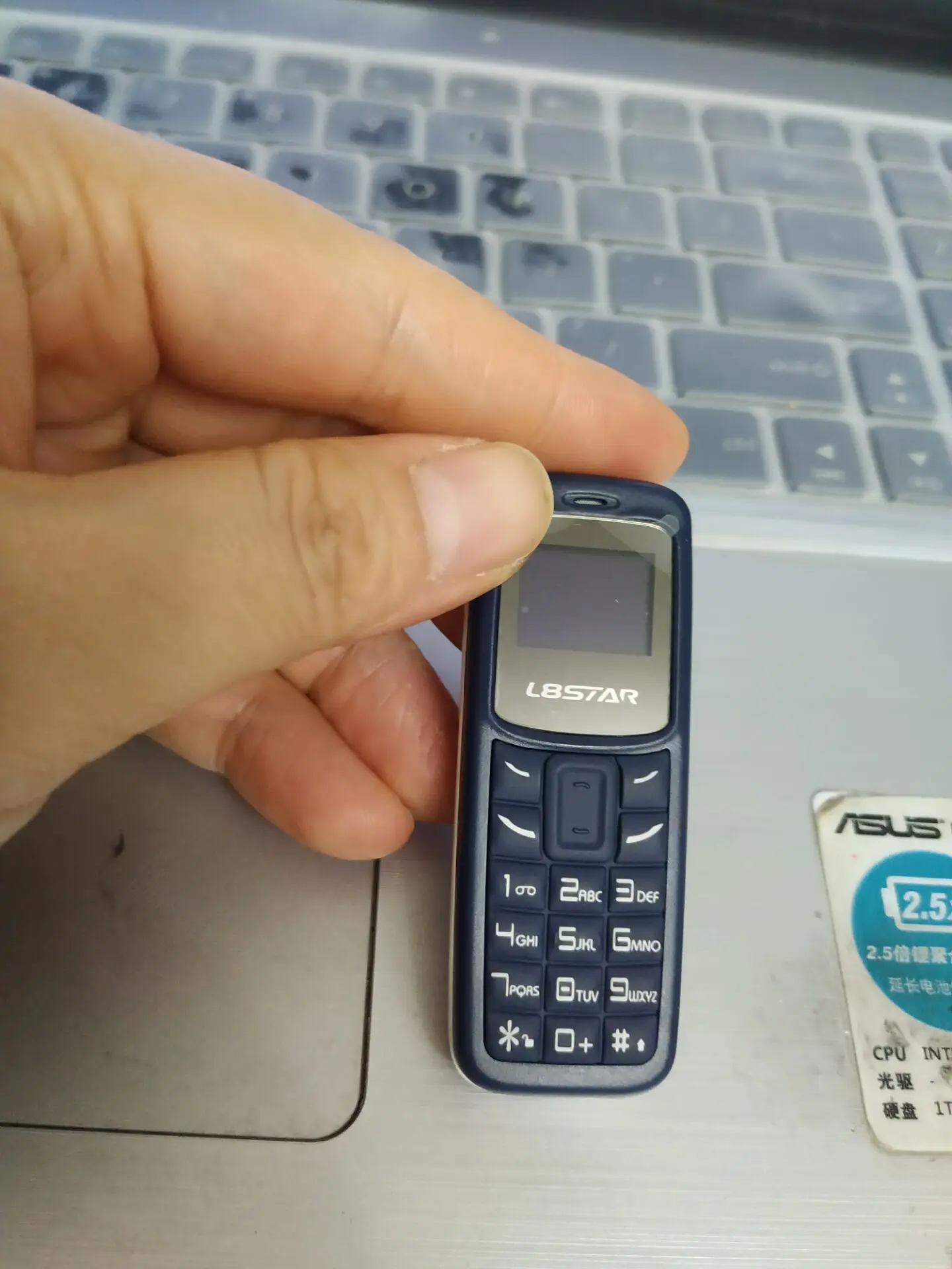 blue L8STAR BM30 мини телефон BM70 супер маленький мини мобильный телефон голос Bluetooth наушники беспроводные наушники карты телефон - Цвет: blue