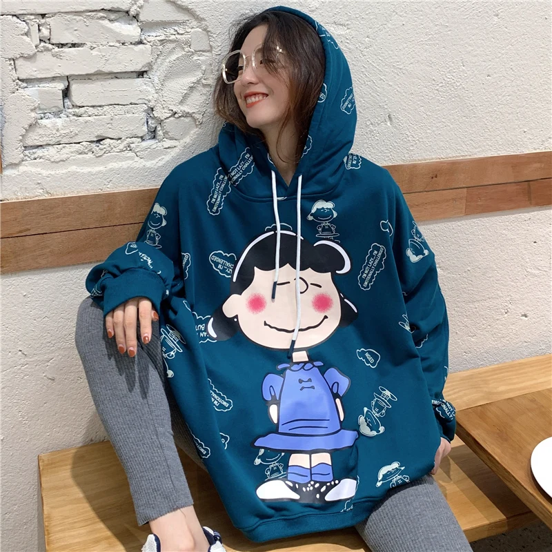

Japanese Oversize Sweater for Women 2021 Spring and Autumn Thin Loose Korean Style Fashionable Ins Idle Style BF Fried Street