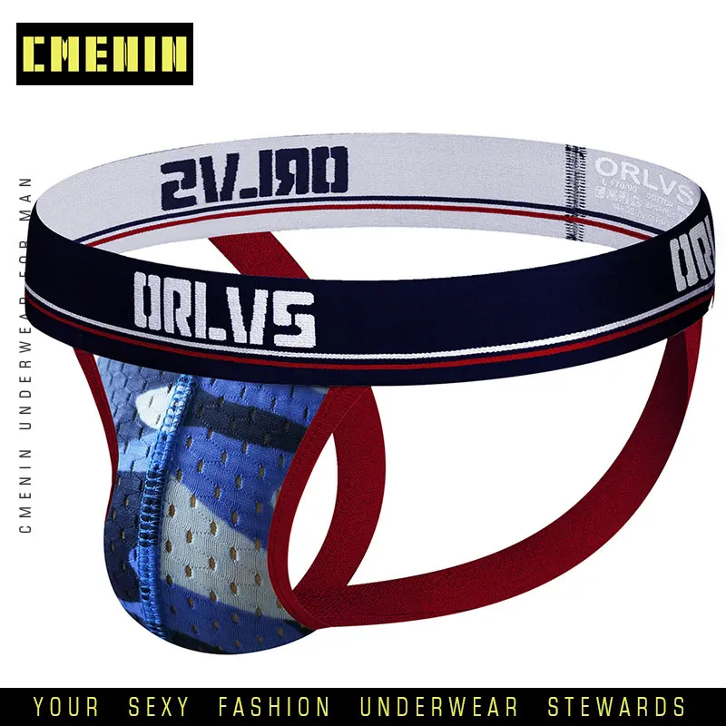 Камуфляжное сексуальное мужское нижнее белье jockstrap трусы cueca мужские стринги и