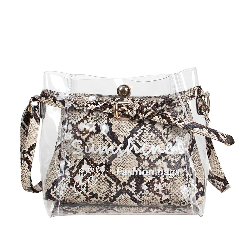 Женская прозрачная сумка элегантная через плечо 2019 | Багаж и сумки