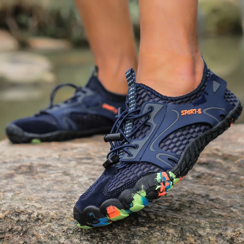 Summer Swimming Barefoot Upstream Beach Water Shoes Men Quick Dry Aqua Shoes Women Slippers Nonslip Soft Waterproof Hiking Shoes