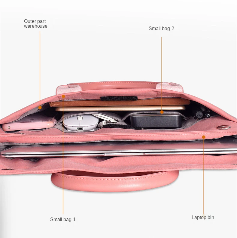 travel office business documents storage pouch portable shockproof briefcase laptop bag cell phone file organize package supply free global shipping