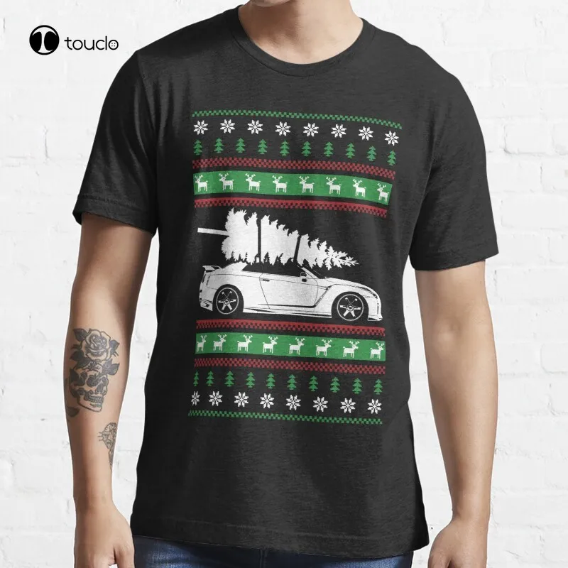 

Christmas Nissann Gt-R R35 Kyline34 Gtr35 R35 Gtr R35Gtr Rb26 T-Shirt Cotton Tee Shirt