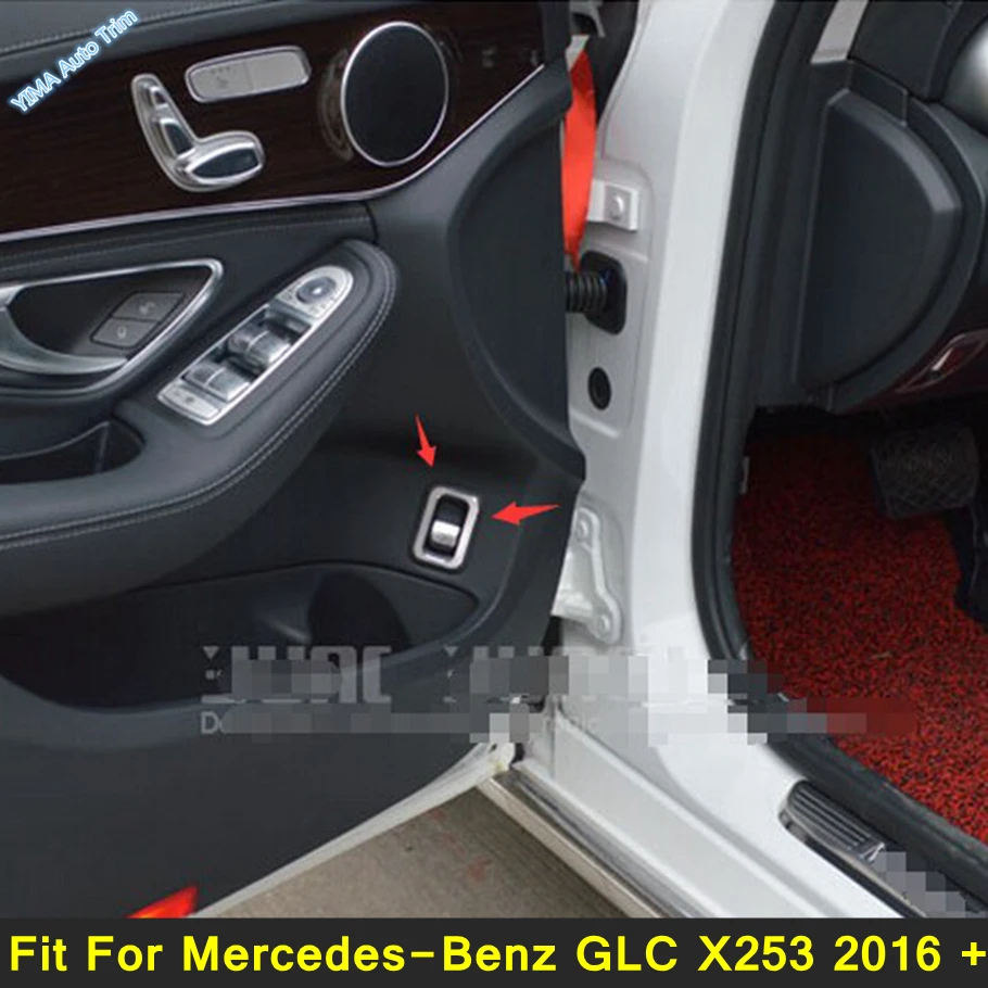 

Lapetus Rear Trunk Switch Button Decoration Frame Cover Trim 1 Pcs For Mercedes-Benz GLC X253 2016 - 2021 Metal Interior Parts