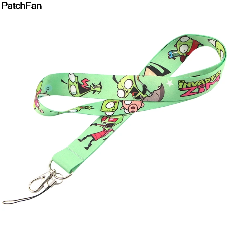 A2586 Patchfan смешной Захватчик Зим ключ шнурок для ключей ID телефон USB держатели