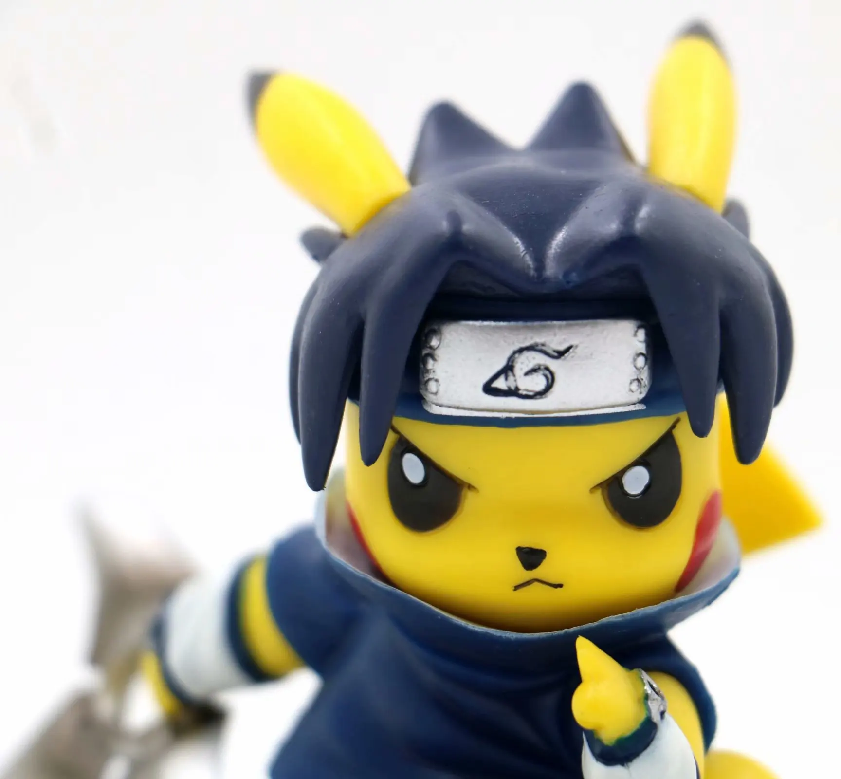 

Pokemon pikachu COS Anime Figures Uchiha Sasuke Q Version PVC Action model Collectible Blind box Toys Kids gift NARUTO