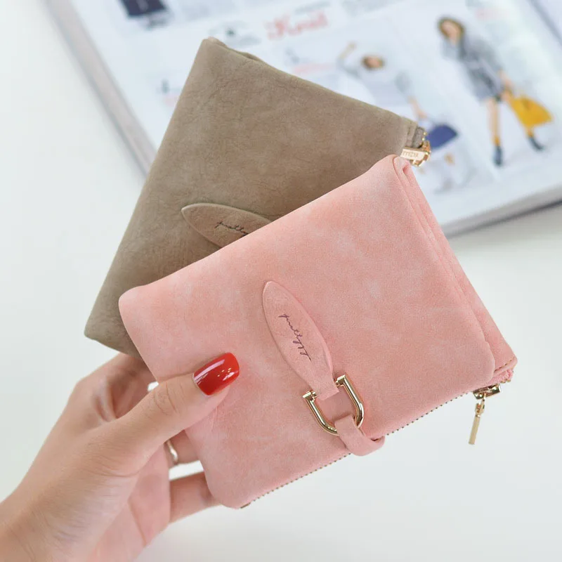 Короткий кошелек для женщин милый мини-кошелек мелочи бумажник с новым дизайном