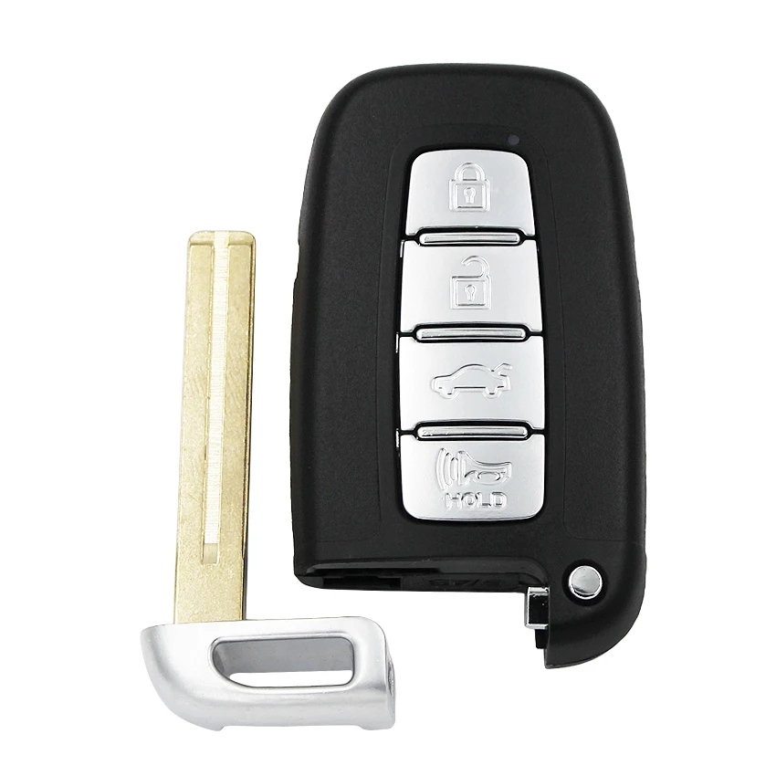 4 кнопки Smart Remote Автомобильный ключ 433 МГц ID46 PCF7952 чип Uncut Blade для Hyundai IX35 IX45 Elantra Sonata