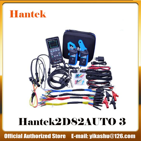 Hantek2D82AUTO 3 Hantek 2D82 Ручной цифровой осциллограф автоматический мультиметр 4 в 1 2 канала 80 МГц Автомобильный источник сигнала Диагностика 250 мс - Цвет: Hantek2D82AUTO 3