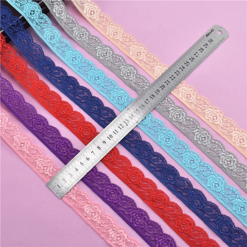 Эластичная кружевная лента белая африканская ткань эластичная отделка с