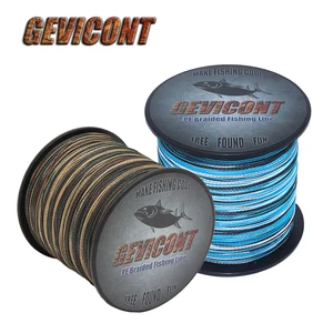Леска рыболовная плетеная Gevicont, 4 нити, Полиэтиленовая проволока 6-100 фунтов, 2000-м, шнур для морской рыбалки на карпа