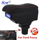 Подлокотник для Ford Focus, подлокотник для Ford FOCUS mK1, центральный бокс для хранения, светодиодный USB светильник кой