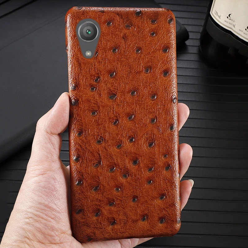 Чехол из натуральной кожи для телефона Sony Xperia X Z Z2 Z3 Z4 Z5 XZ2 XZ4 Compact XA XA1 XA2 Ultra XZ1 XZ Premium 5