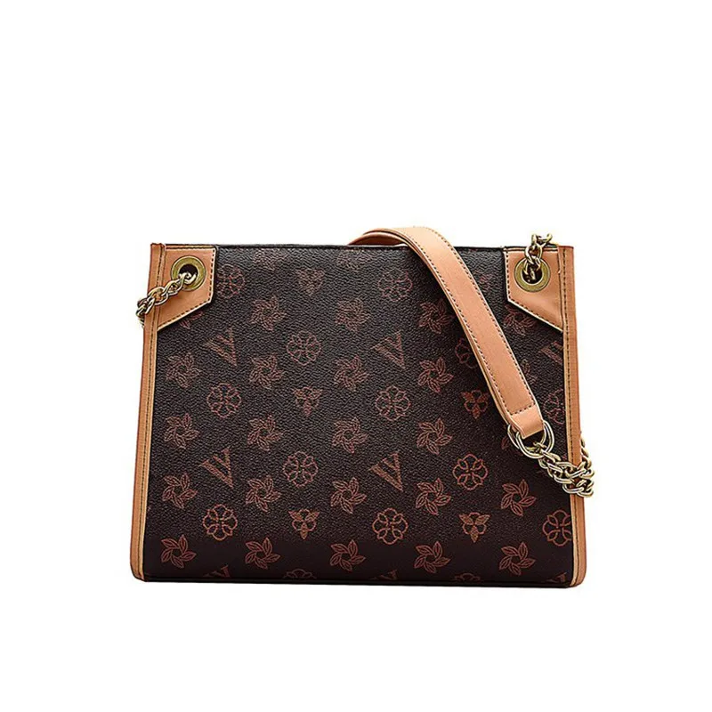 

2020 New Fashion Large Capacity Casual Totes High Quality Chain Shoulder Messenger Bags Niche Design Women Purse and Handbags