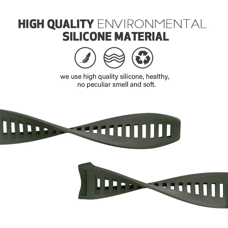 yayuu soft silicone strap sport wristband replacement for garmin instinct esportssolartidetactical gps smartwatch free global shipping