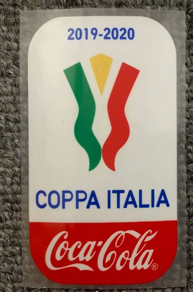 

Top Silcone 2020 Serie A Coppa Italia Patch Iron On Heat Transfer Patches